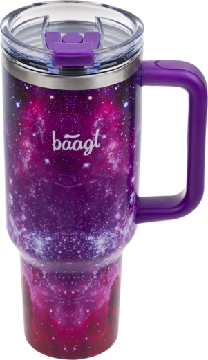 Baagl B-cup Galaxy cană termică cu pai 1,18 l