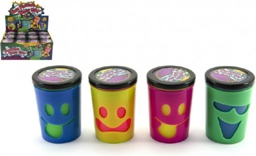 Slime în pahar cu față TEDDIES – slime amuzant cu sunet de pârț (mix de culori)
