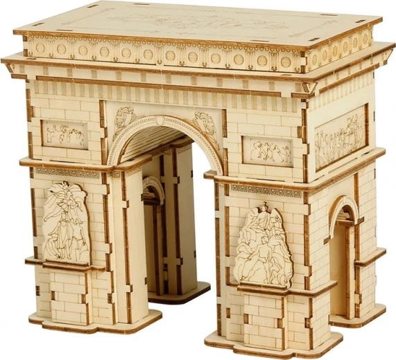 Puzzle 3D din lemn Arcul de Triumf Rolife