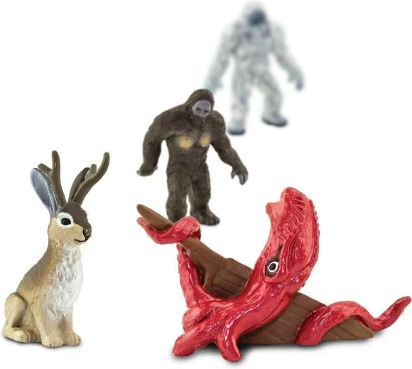 Mini figurine detaliate de criptide pentru joacă creativă