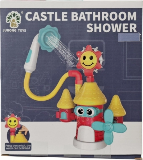 Jucărie de baie pentru copii mici cu cap de duș – castel