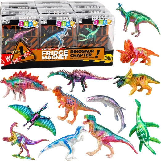 Figurină de dinozaur cu magnet pentru frigider – mix de specii