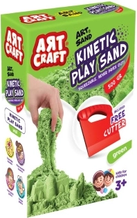 Nisip kinetic Art Craft verde 500 g