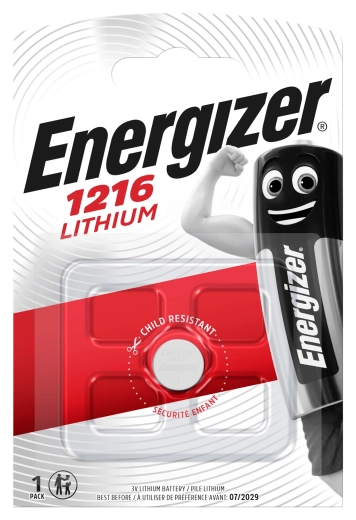 Baterie litiu tip monedă CR1216 ENERGIZER 3 V