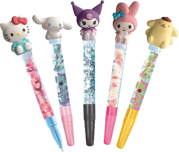 Cinci pixuri cu sclipici și efect confetti