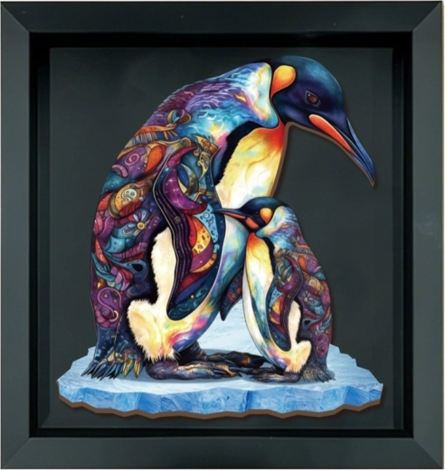 2Kids Toys puzzle din lemn Pinguini