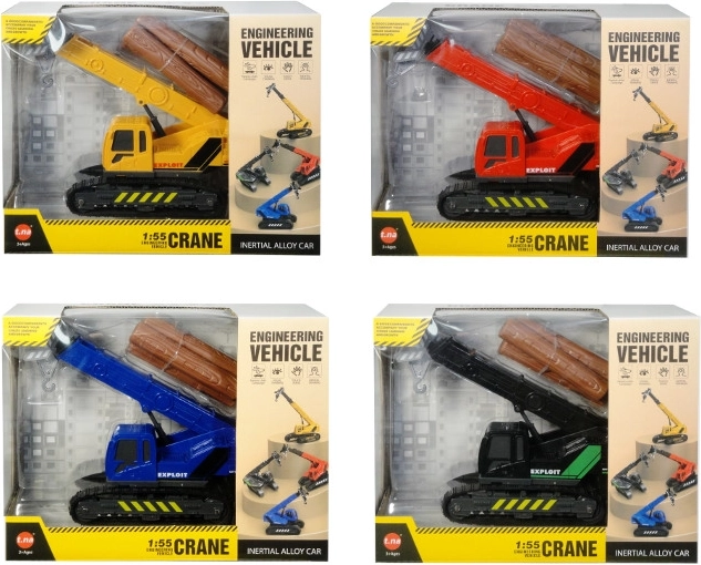 Macara metalică de construcții – jucărie pentru copii
