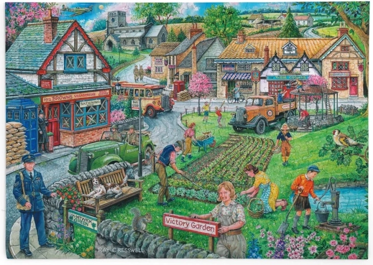 Puzzle HOP Grădinăritul spre victorie, 250 de piese mari