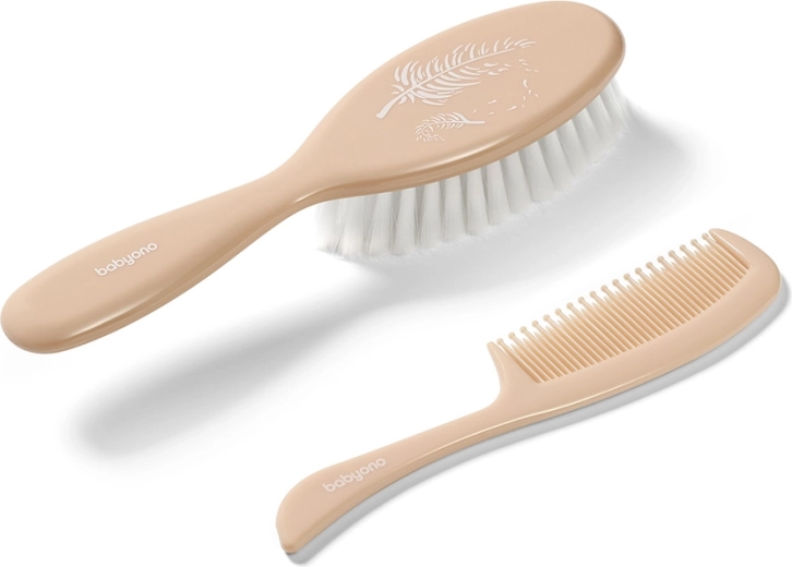 Babyono perie și pieptăn pentru păr Beige