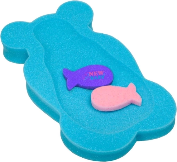Suport de baie din spumă NEW BABY Basic urs albastru