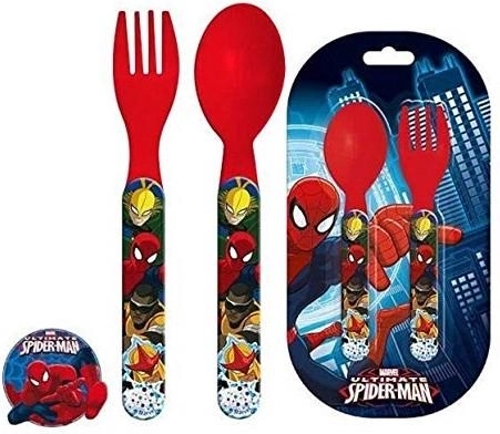 Tacâm din plastic Spiderman - 1 bucată