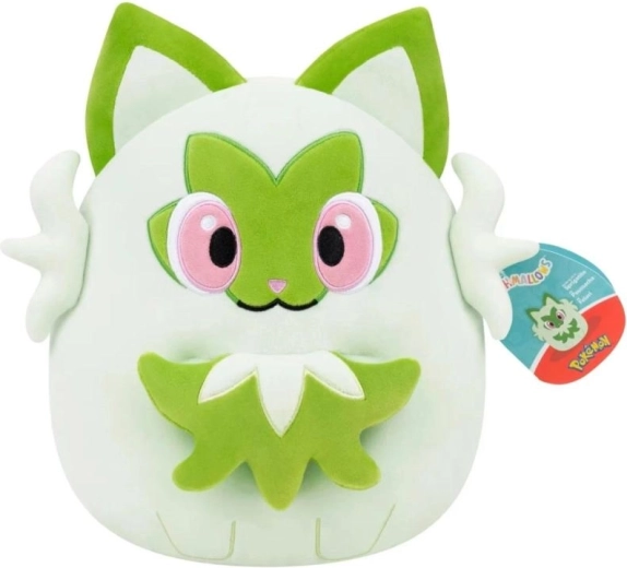 Squishmallows Pokémon Sprigatito pernă de pluș 25 cm