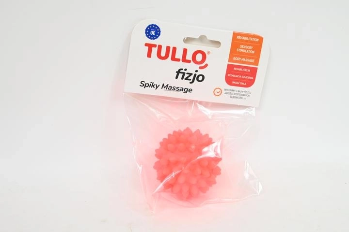 Fizjo minge de masaj pentru recuperare cu țepi 5,4 cm roșie