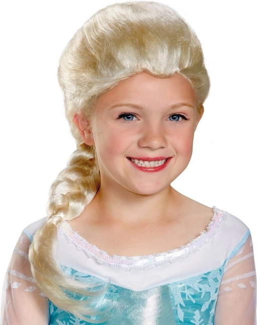 Pălărie perucă pentru copii ELSA FROZEN