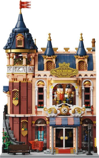 Magazin de jucării retro fermecător, plin de detalii