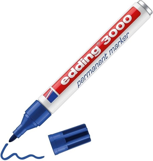 Marker permanent Edding 3000 albastru