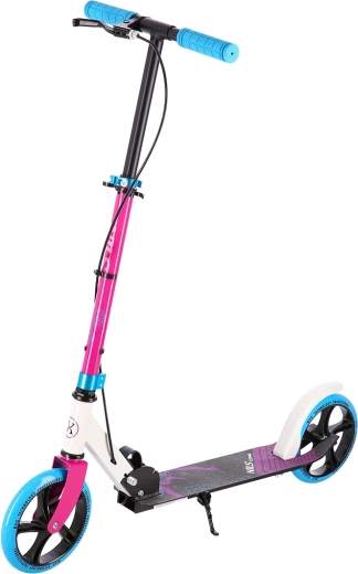 Trotinetă NILS Extreme HM0107 alb-roz