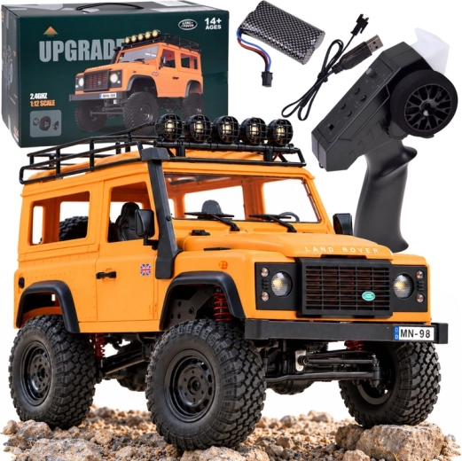 Model Land Rover Defender 90 4x4 controlat de la distanță, la scara 1:12