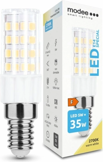 Modee LED bec Special Ceramic 5 W E14, 420 lm, alb cald