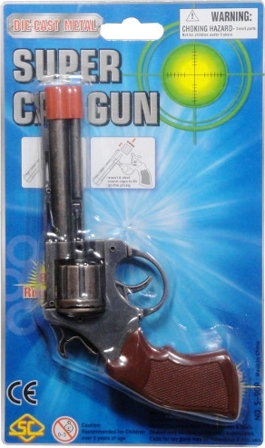 Pistol metalic cu capse