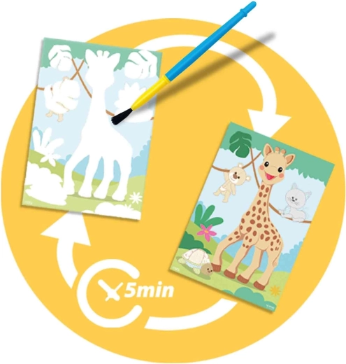 Efect magic: culorile apar și apoi dispar
