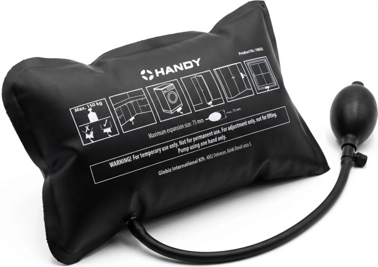 Pernă pneumatică de montaj cu pompă, 190 × 120 mm, capacitate de încărcare 150 kg