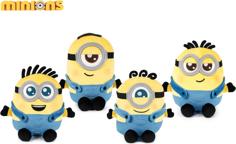 Minion kawaii din pluș 23 cm - 1 bucată