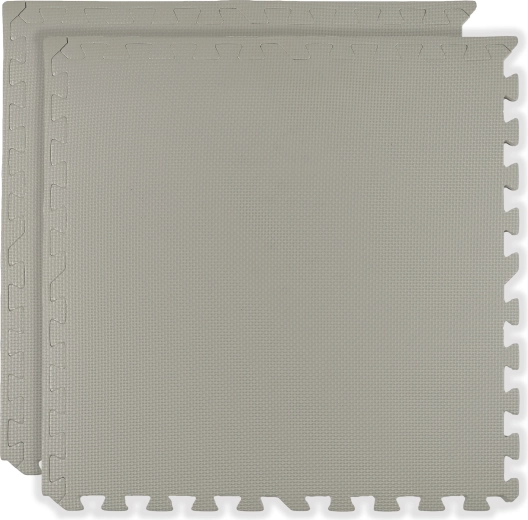 Saltea pliabilă din spumă Humbi pentru podea 120 × 60 cm, 2 piese, gri deschis