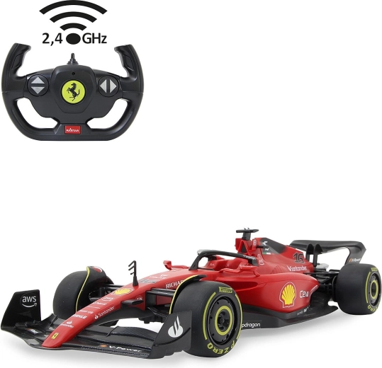 JAMARA Ferrari F1-75 model cu telecomandă, scara 1:12, roșu