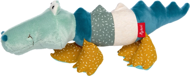 Sigikid primul crocodil de pluș patchwork 43 cm