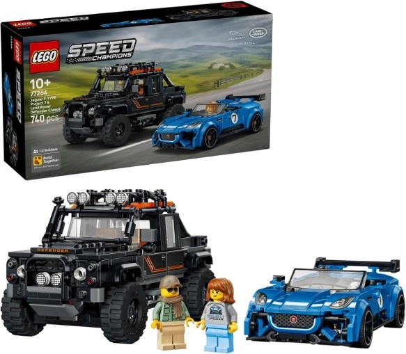 LEGO Speed Champions Jaguar Project 7 și Land Rover Defender