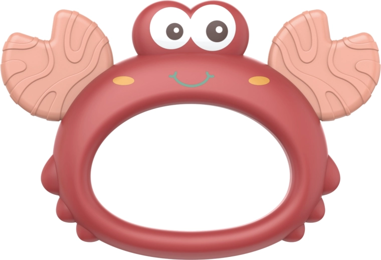Zornăitoare și jucărie de dentiție crab pentru bebeluși