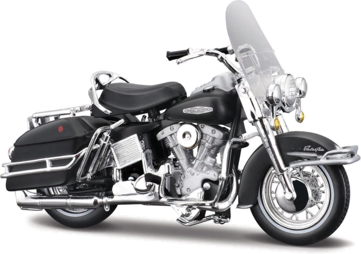Harley-Davidson 1966 FLH Electra Glide model de motocicletă 1:18