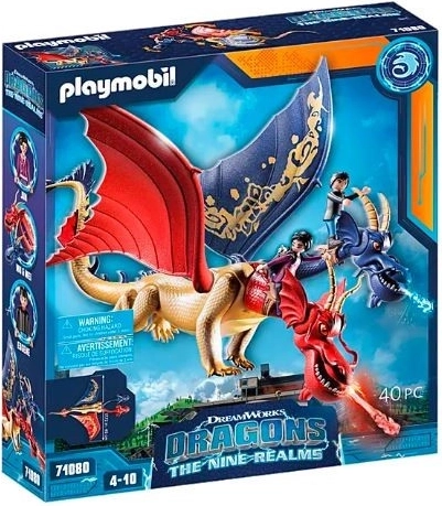 Set de construcție PLAYMOBIL DRAGONS: THE NINE REALMS – Wu & Wei și Jun