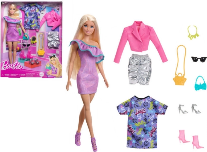 Barbie fashion – păpușă la modă cu stiluri și accesorii