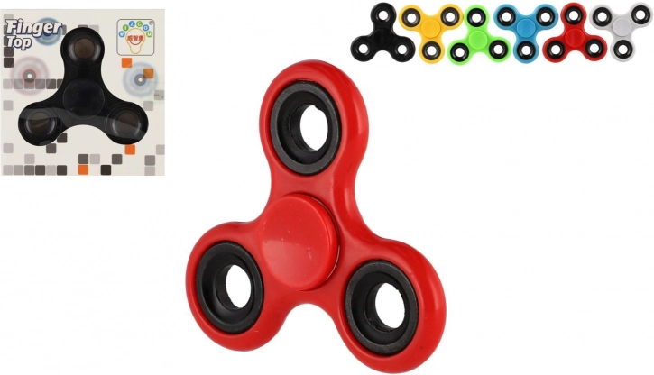 fidget spinner metal–plastic 7 cm, mix de culori