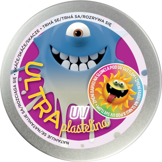 Ultra plastilină 80 g UV care își schimbă culoarea