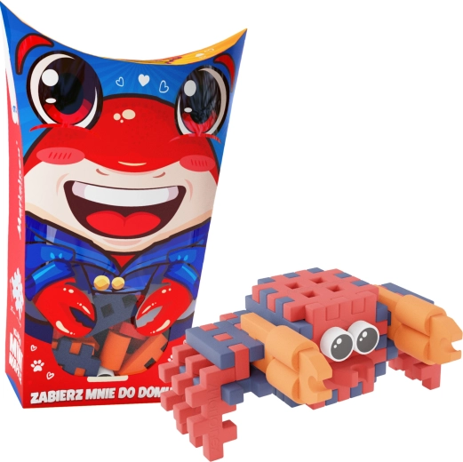 Set de construcție Mini Waffle Pocket Pets – crab