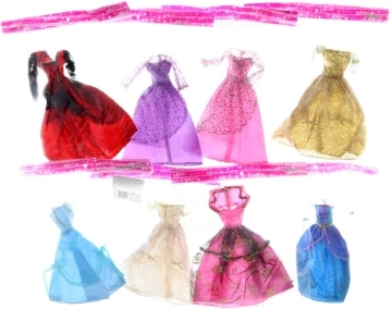 Rochițe de bal pentru păpuși 30 cm
