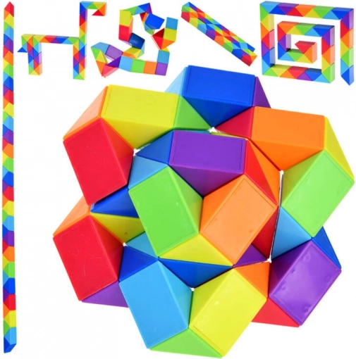 Șarpele Magic – puzzle colorat de logică