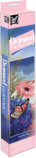 Grafix pictură cu diamante mozaic Flori 30 × 30 cm