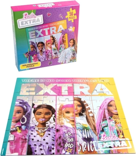Puzzle holografice Barbie 56 piese