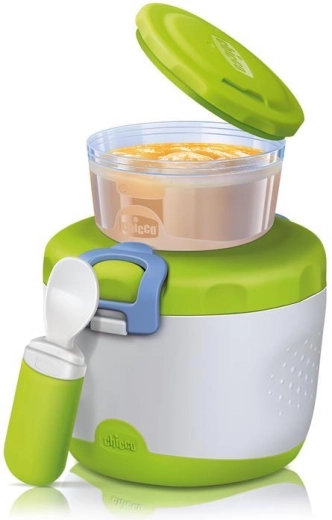 Chicco termos pentru mâncare cu bol și linguriță de călătorie 350 ml