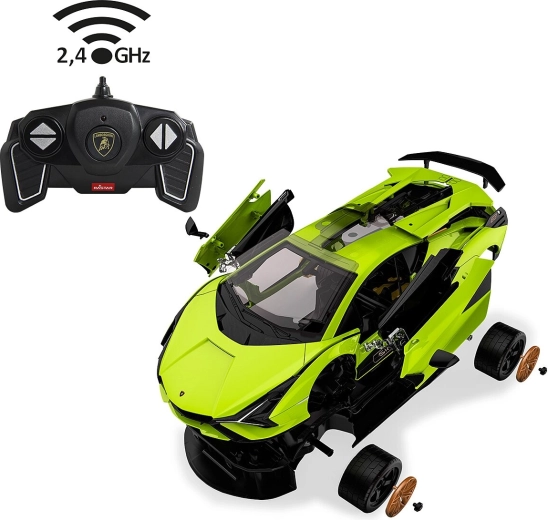 Jamara Lamborghini Sián FKP 37 mașină RC de construit 1:18 2,4 GHz verde