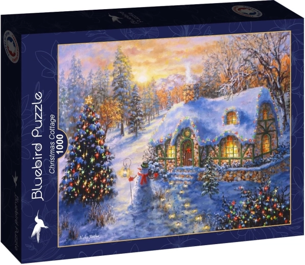 Puzzle Bluebird căsuță de Crăciun 1000 de piese