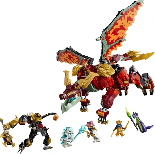 6 minifigurine pentru bătălii ninja