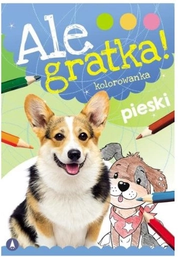 Ce surpriză! Carte de colorat: Căței
