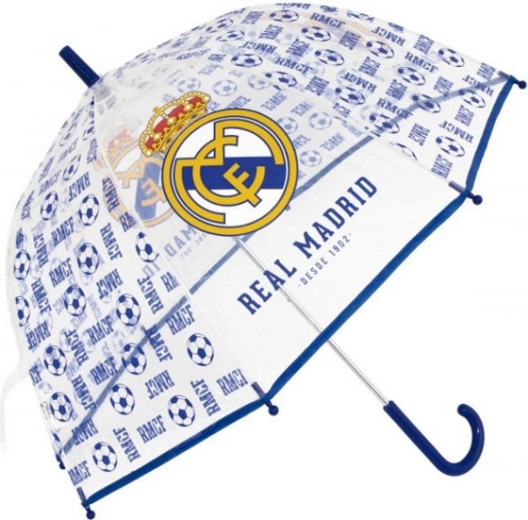 Umbrelă transparentă pentru copii Real Madrid