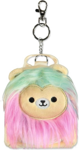 Squishmallows micro-rucsac de pluș și breloc Leul Leonaro - 1 bucată