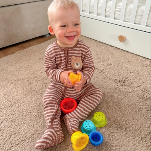 Cănițe de stivuit pentru motricitate fină